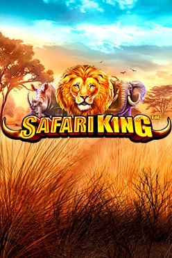 Слот Safari King - африканское сафари с львом, слоном и носорогом