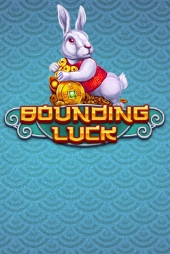 Слот Bounding Luck - белый кролик с золотой монетой